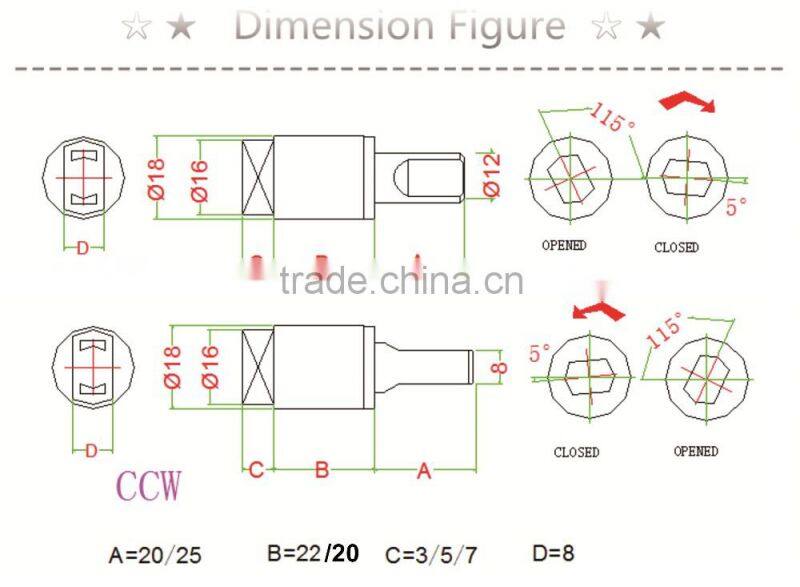 Plastic barrel soft close damper washing machine cover damper EBO-018