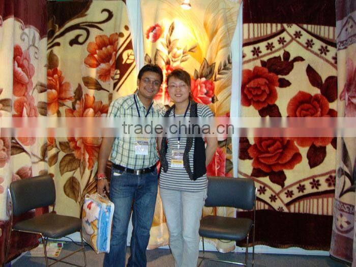 1Ply Printed Raschel Blanket/Korean Mink Blanket