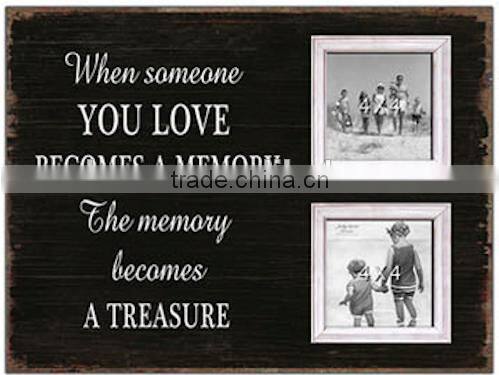 MHOME beautiful wood hanging photo frame