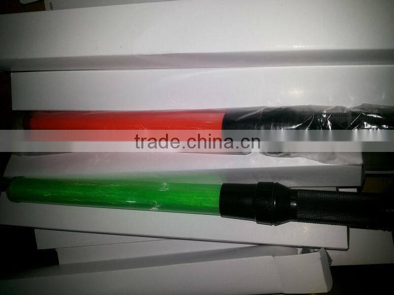 2014 New products led flash police stick /safety baton /traffic baton