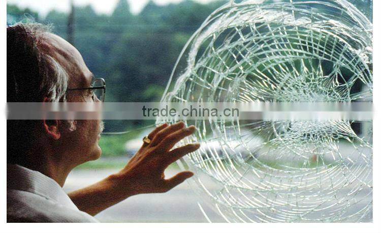 4 mil/8mil window safety foil that prevents breaking glass