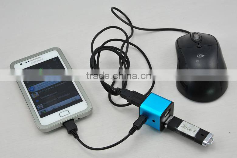 Micro USB Hub USB OTG Extension Adapter for Smartphone and Tablet