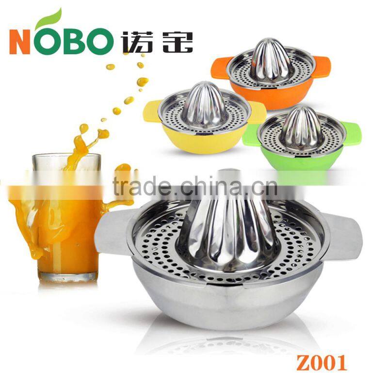 Promotion Gift Stainless Steel 201 Lemon Squeezers with color box