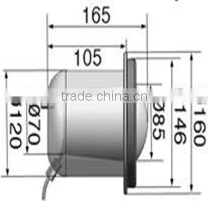 6W IP68 round shape LED underwater lighting LED DIY