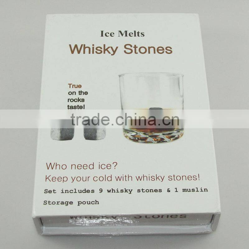 Engraved black marbles dice whiskey rocks