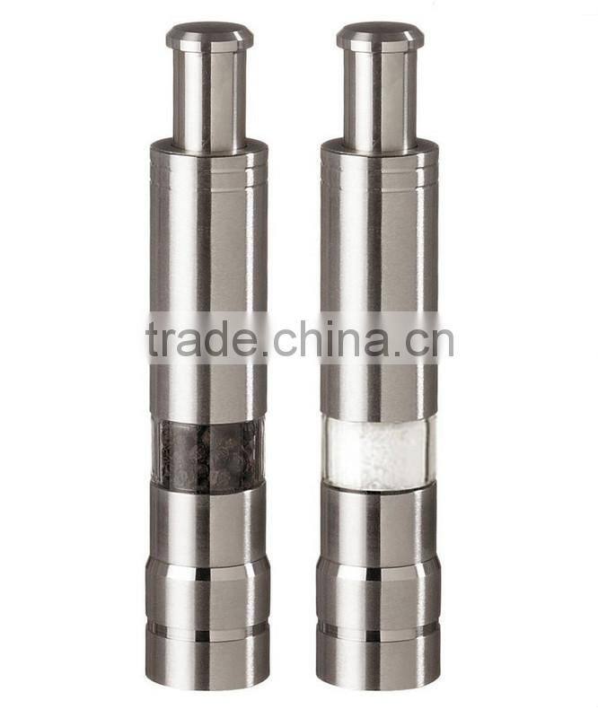 Portable Manual Mini Stainless Steel Salt Pepper Grinder