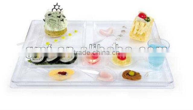 dinner set for children with bowl and spoon, plastic with custom design