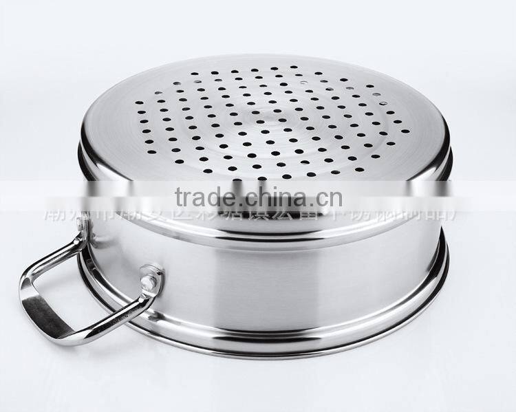 stainless steel kitchenware and cookware food display steamer utensil set