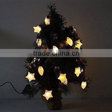 12W waterproof led big star string light for outdoor decoration