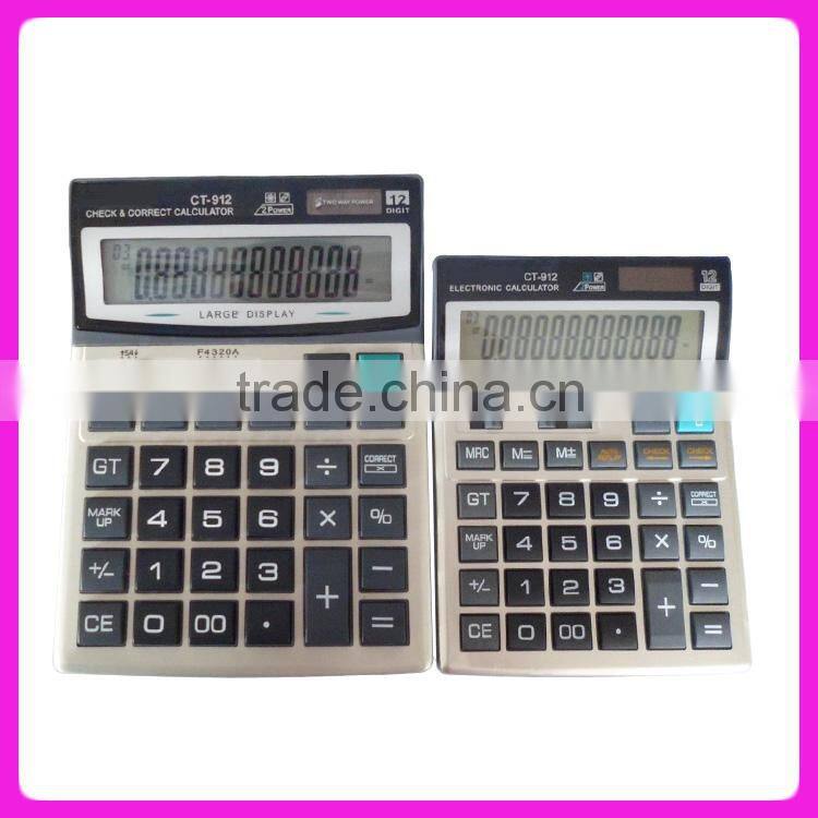 12 digit electronic desktop office big calculator