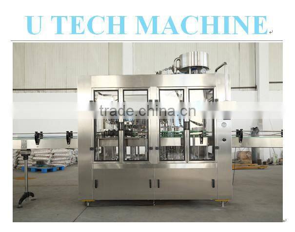 Energy drinks kvass beer bottling carbonated rinsing filling capping machine and equipment