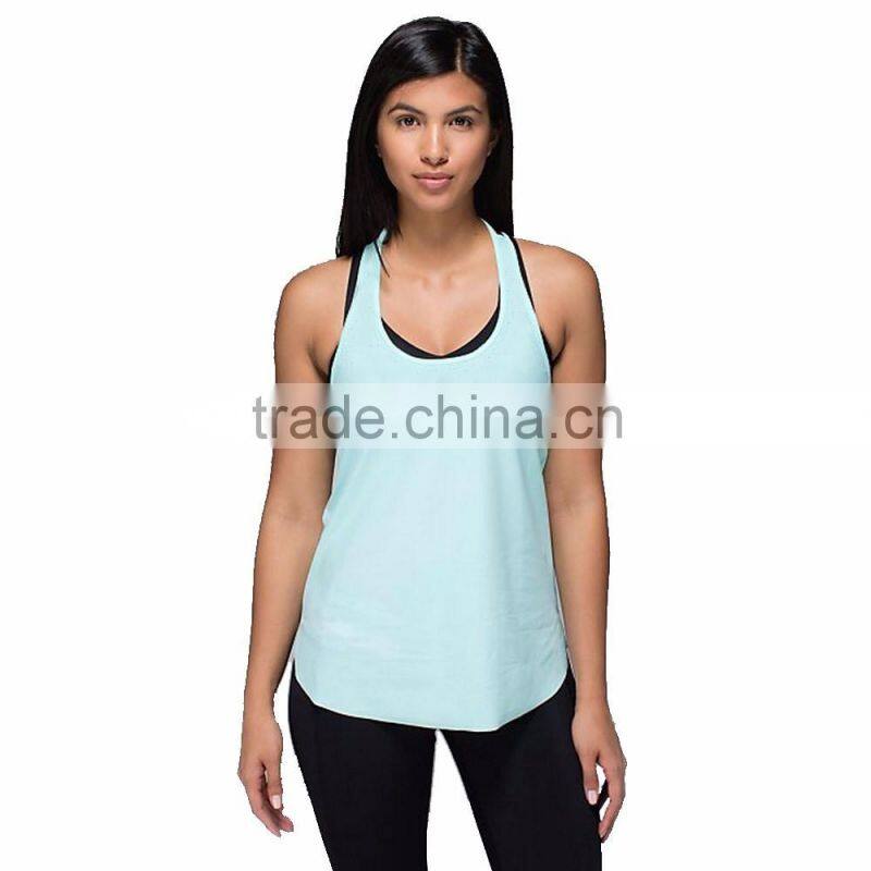 wholesale bodybuilding deep cut gym tank top with customer's logo