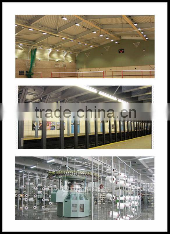 dimmable 5ft 1500mm IP65 LED vapor tight light fixture with sensor and emergency kit