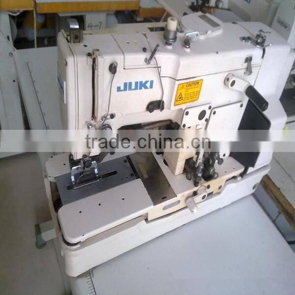 Second hand Juki LBH-781 single needle eyelet butto hole industrial sewing machine