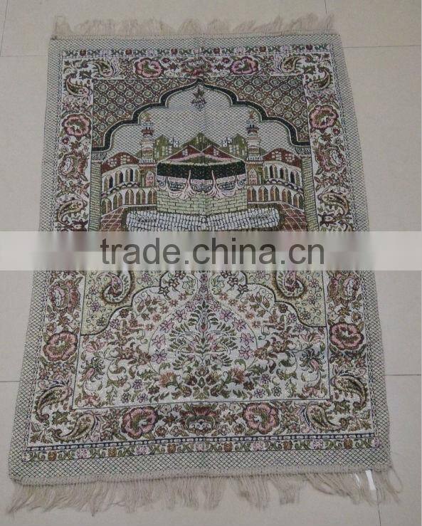 BT- 607adult muslim prayer mat and rugs with bag Haji gift