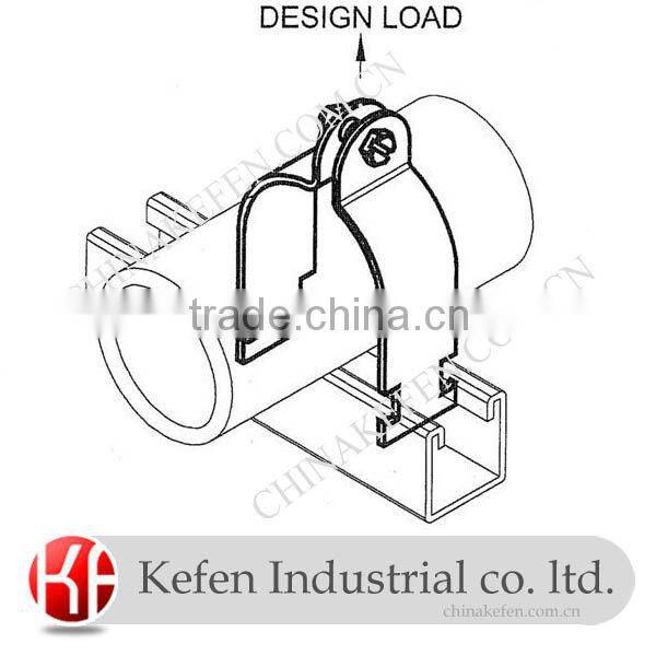 Steel EMT Strut Clamp for Electrical Conduit&U Channel