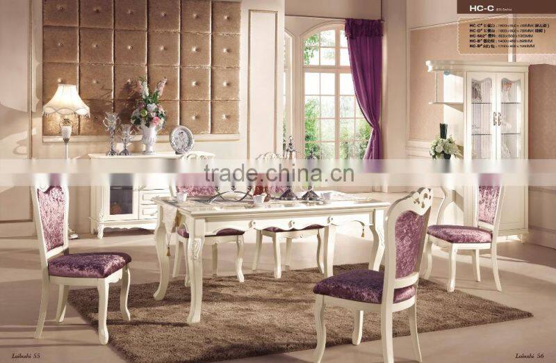 Solid oak modern dining room furniture/dining room sets GZH-HC-A