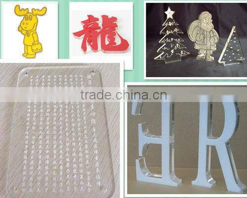 Standard model laser cutting machine for LED holder/sign acrylic/plexiglass