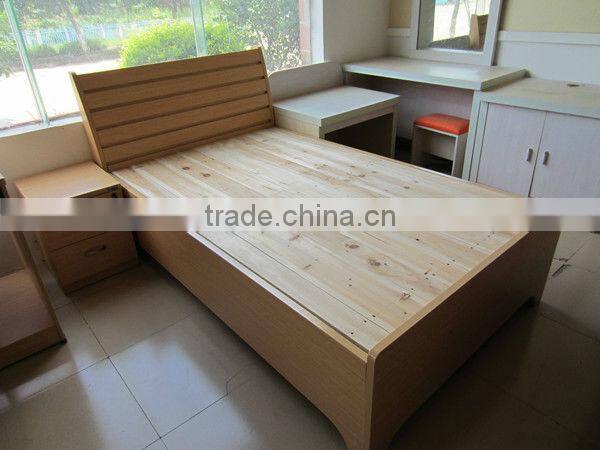 Simple design night stand 2 drawers wooden night stand bedroom set furniture wooden night stand