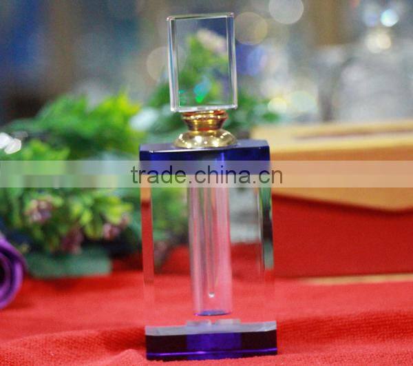 Desk Decoration Crystal Glass Pen holder with Photo Frame