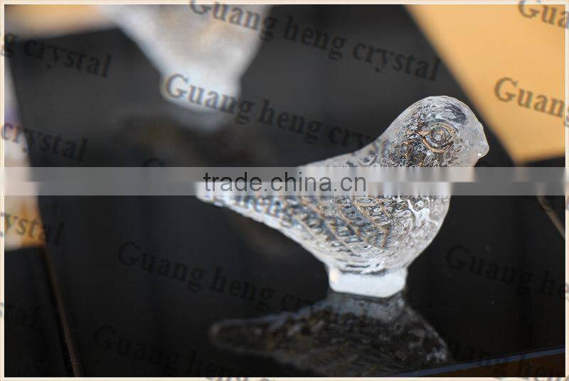 New product crystal bird home decoration
