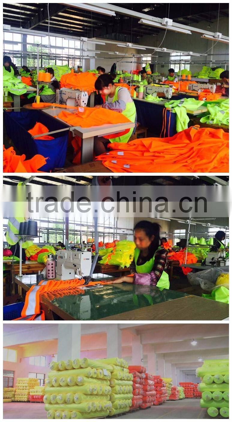 New Style Safety Vest With Pouch Adults Safety Vest En471 Short Sleeves Mesh Fabric Vest