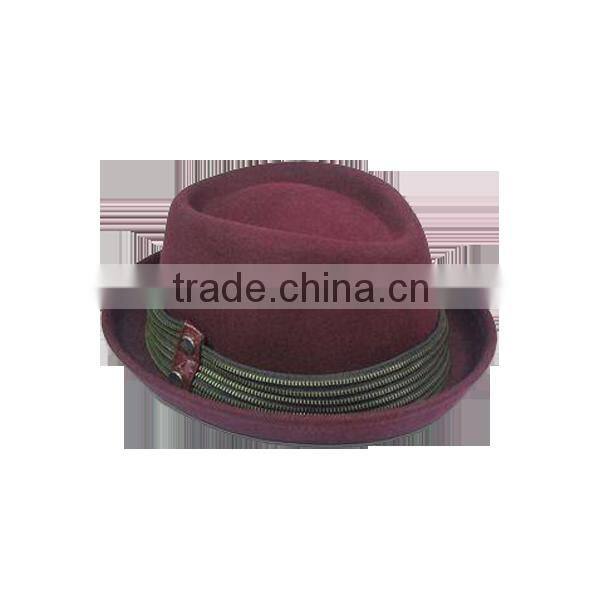 2016 New Style Wool Felt Pork Pie Hat
