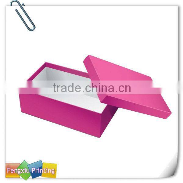 Cardboard Color Shoe Box with Lid