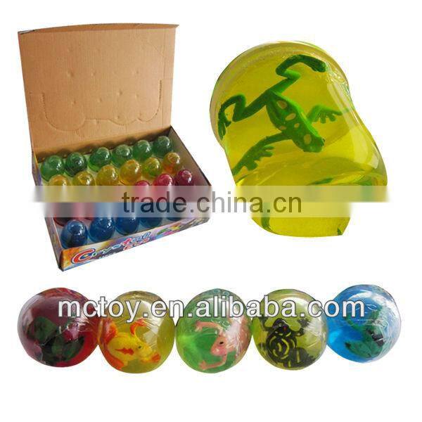 Factory supplier wholesale popular Crystal Egg crystal gift crystal slime toys green slime putty