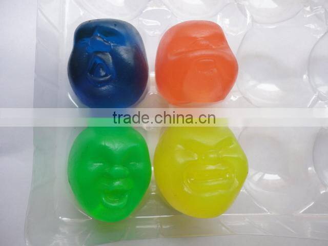 Sticky toys mood face toys soft stress ball