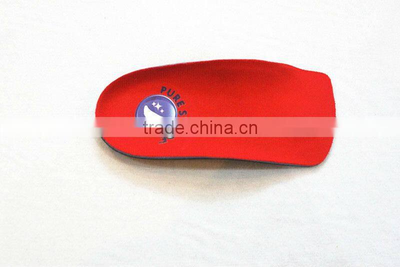 Half EVA PVC sheet Orthotic insole