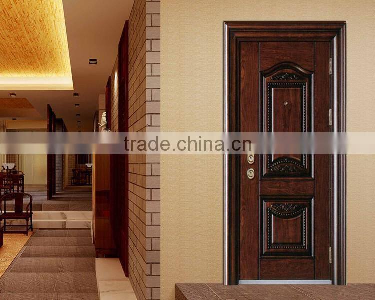 Modern Main Iron Single Leaf Safety Door Design