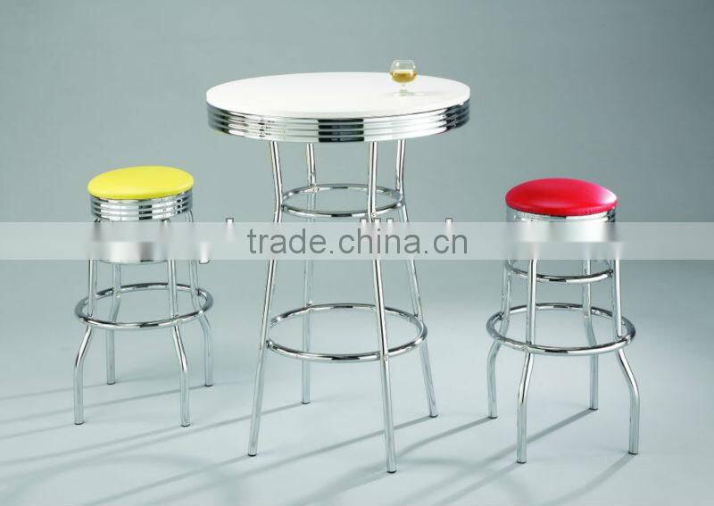 High Bar Glass Table