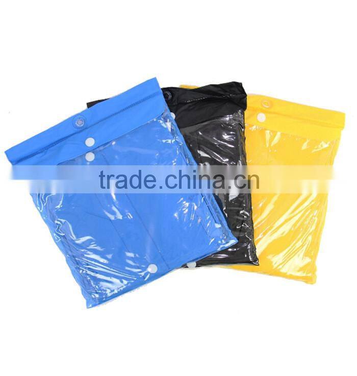 adult portable long size hooded clear reusable raincoat clear pvc raincoat