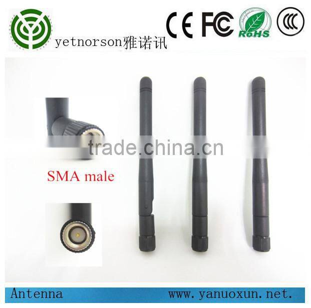 foldable Wireless rubber multi-band Omni-Directional 3dbi 900/1800 mhz GSM Antenna With SMA male