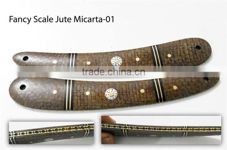 Fancy Straight Razor Scales for Restoring Vintage Blades