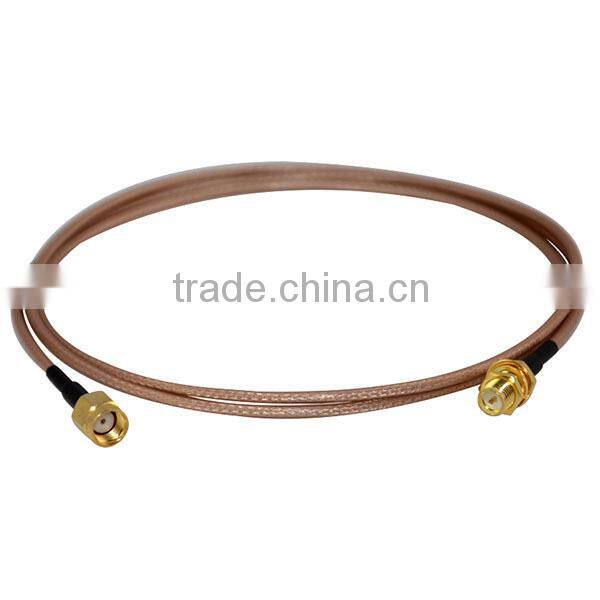 RP-SMA male to RP-SMA female bulkhead with 150MM RG178 cable for SMA antenna