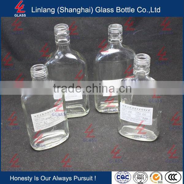 Wholesale Manufacturer Glass Bottle 300ml Wisky Glass Bottle