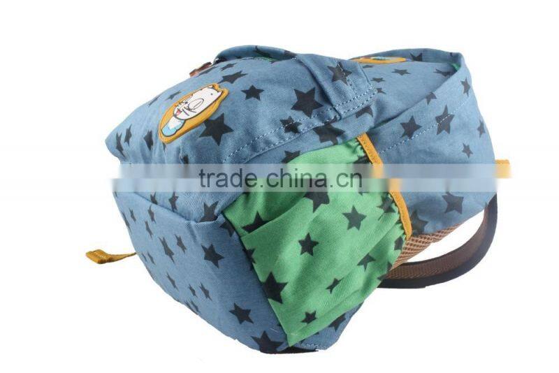 Breathable amd Bright Cotton Material Durable Girls and Boys School Bag