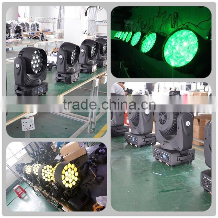 mac aura 19*15w rgbw 4in1 zoom led moving head wash
