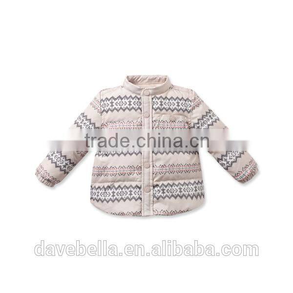 DB1616 dave bella 2014 winter infant coat baby wadded jacket padded jacket outwear winter coat jacket down coat outwear
