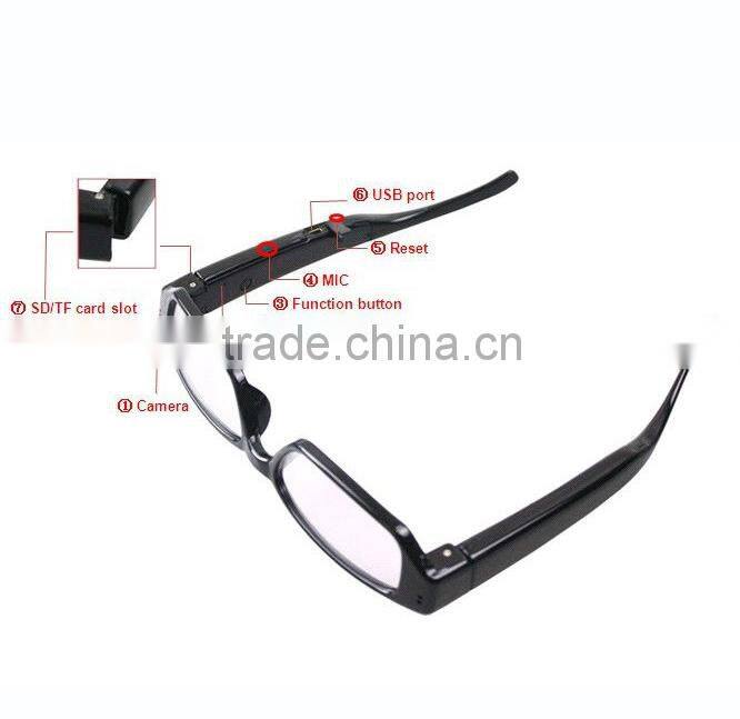 New products 1080P HD camera 3 mode hidden glasses camera earphone glasses Christmas gifts