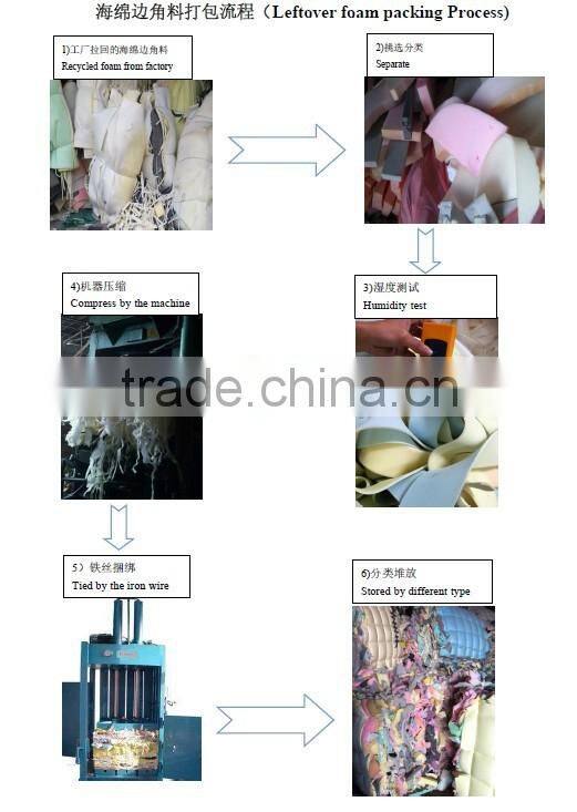 Dry and Clean Good quality PU foam scrap raw material