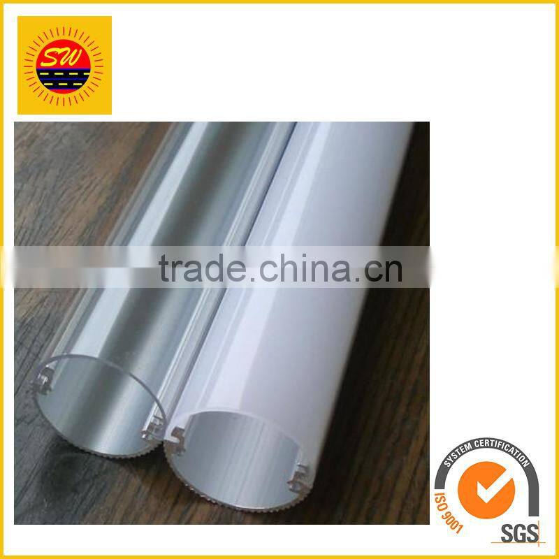 Customized extrusion PC diffuser lampshade