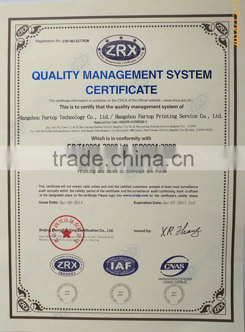 wholesale printed cardboard paper envelope