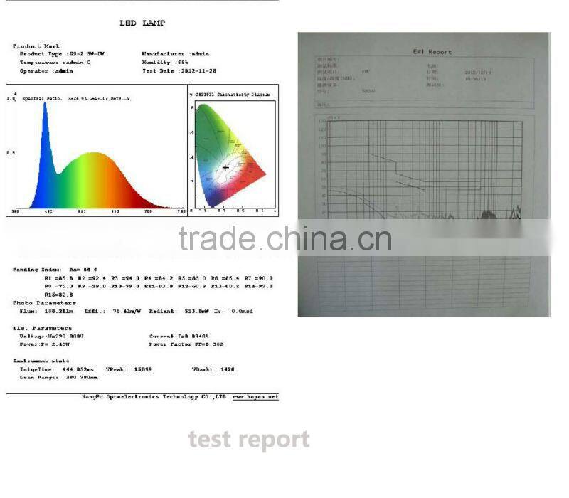 2.5W G9 LED Bulb with 6pcs 5630SMD