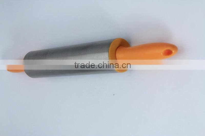 Stainless Steel Rolling Pin with Plastic Handle