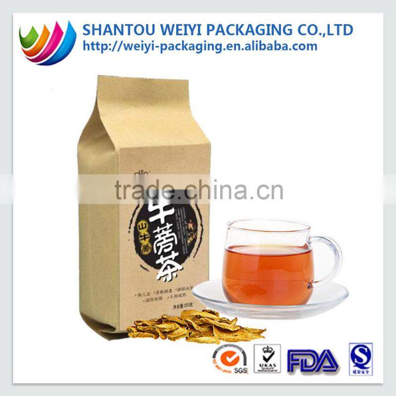 high quality packaging paper/heat seal disposable tea filter bag