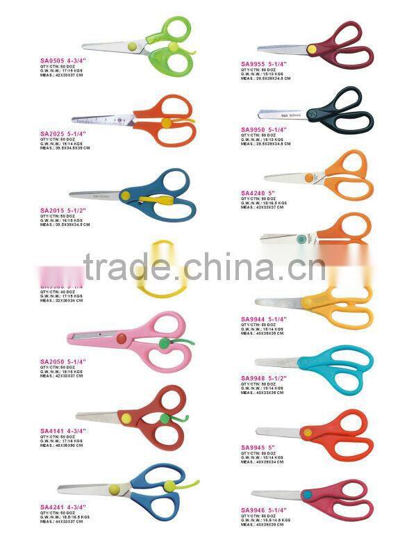 SL5535 5" Plastic Children and School kids scissors