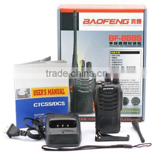 Wholesale genuine baofeng BF-888S uhf 400-470mhz mini walkie talkie two way radio BF-888S